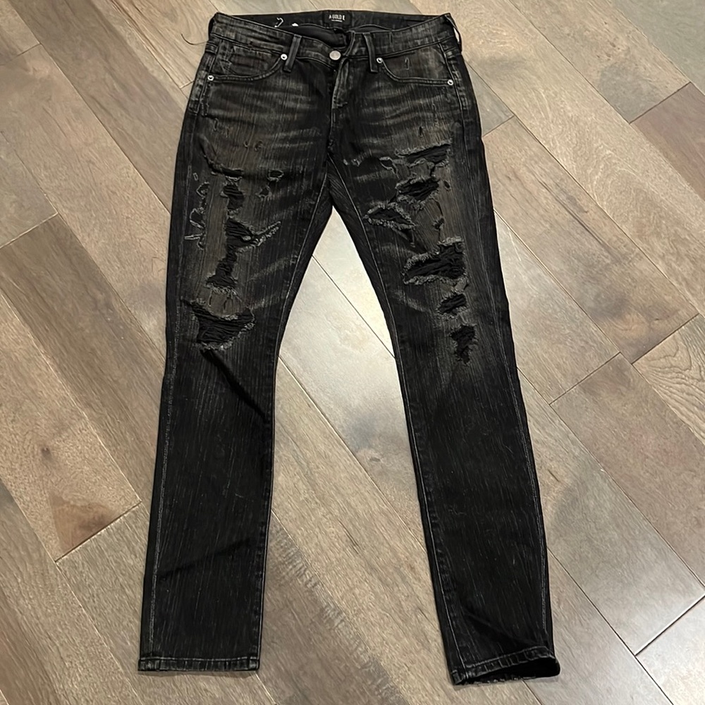 NWT AGOLDE Chloe lowrise slim Liverpool jeans